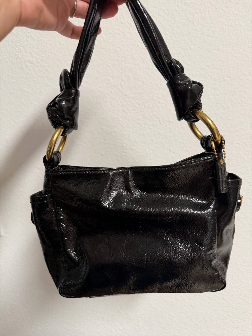 Vintage Coach Patent Leather Poppy Bag